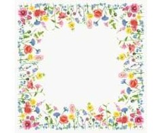 Staltiesė Bio Dunicel Flowy Meadow 84 x 84 cm Floret, 20 vnt./pak.