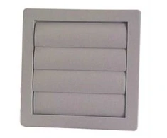 Duka Ventilation Venecijos žaliuzės 177x177 mm pilkos su judamomis skersinėmis