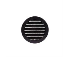 Duka Ventilation Venecijos žaliuzės Dusav 9011 išorinės Ø125 mm juodos