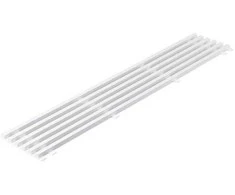 Duka Ventilation Šaldytuvo grotelės, 125 tipo, 100x600 mm, baltos