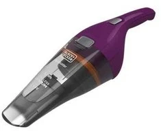 Dulkių siurblys Black &amp; Decker Juodas &amp; Decker NVC115W, Dry, Filtering, 630 l/min, Bagless, Pilkas, Violetinė, 0.385 L