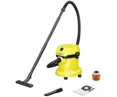 Kärcher WD 2 V-15/4/18/C, 1000 W, Būgninis dulkių siurblys, Sausas ir drėgnas valymas, Dulkių maišelis, 15 l, Filtravimas