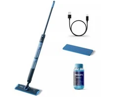 Philips „OneUp 5000“ serijos elektrinė šluota, mėlyna, 0,281 l, 0,178 l, 70 min., 350 mm, 120 mm