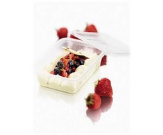 Duni Plastikinis padėklas „Fixpack“ kvadratinis PP, skaidrus, 146x110x41mm, 350ml, 500 vnt./indelis - (500 vnt.)