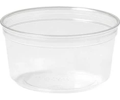 Duni Crystal Deli, Dubuo, Apvalus, Polietileno tereftalatas (PET), Skaidrus, Monochromatinis, 350 vnt.
