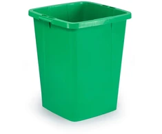 Šiukšliadėžė DURABLE Durabin, 90 l, žalios sp.