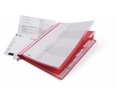 Durable DURABLE Personalhefter m Hängeschiene A4 5 Fächer raudona