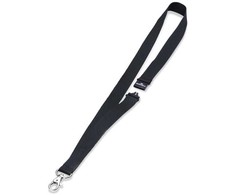 Plakatas Durable 824001, Ženklelių virvelė, Juoda, 10 vnt., Pluoštas, Tekstilė, 20 mm, 48 cm