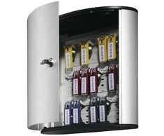 Durable Raktų spintelė KEY BOX 18 - aliuminio, su cilindrine spyna