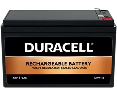 Duracell 12V 9Ah VRLA baterija, 12 V, 9 Ah, 108 Wh, hermetiškai uždarytas švino-rūgštinis (VRLA), 9000 mAh, 2,4kg