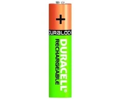 Duracell AAA (4 vnt.), Įkraunama baterija, AAA, Nikelio-metalo hidridas (NiMH), 1,2 V, 4 vnt., 750 mAh
