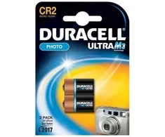 Duracell CR2, Vienkartinės baterijos, CR2, Ličio, 3 V, 2 vnt., Cilindrinės