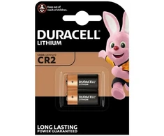Duracell CR2, Vienkartinės baterijos, CR2, Ličio, 3 V, 2 vnt., Cilindrinės