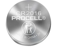 Duracell Procell CR2016 3V ličio baterijos, rinkinys 5 vnt.