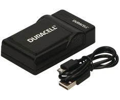 Duracell Skaitmeninio fotoaparato akumuliatoriaus įkroviklis, USB, Baterijos įkroviklis patalpoms, Nikon EN-EL19, Juodas, 5 V, 5 V