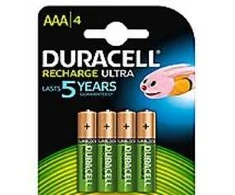 Duracell StayCharged AAA (4 vnt.), Įkraunama baterija, AAA, Nikelio-metalo hidrido (NiMH), 4 vnt., 800 mAh, 44,5 mm