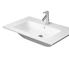 Duravit ME by Starck praustuvas - 83 cm, balta, aukšto blizgumo, 1 maišytuvo anga