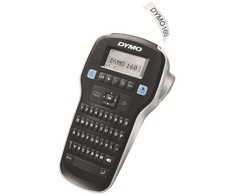 Spausdintuvas DYMO LabelManager 160 ValuePack, QWERTY, D1, Terminio pernešimo, Juoda