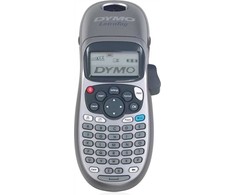 Etikečių spausdintuvas Dymo spausdintuvas DYMO LetraTag LT-100H Sidabrinis dla domu, dzieci, Home Office (LT-XR) 2174577 + taśma DYMO LT 12mm + 4 baterie AA