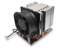 Dynatron Inter-Tech J-12, Oro vėsintuvas, 8 cm, Juodas, Sidabrinis