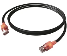 Easylan SACON Cable saCon S/FTP Cat.6A (EA klasė), LSOH, juodas, 2 m
