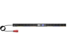 Eaton Corporation „Eaton G4“ valdomas stovo tipo maitinimo blokas, 0U, 22,5U, IEC-60309 įvestis, 3 m kabelis, 3 fazės, 11 kW, 16 A, 415/240 V, 24 lizdai (12) C13, (12) C39