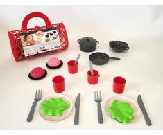 Ecoiffier Bag with toy dinner set 23cm (10982)
