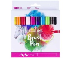 EcoLine Ecoline rašiklių rinkinys Bright | 10 spalvų