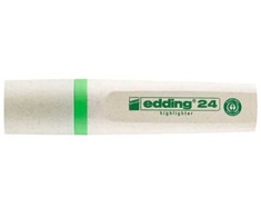 Edding 24 EcoLine, 1 vnt., Šviesiai žalia, Kalto formos antgalis, Žalia, Balta, 5 mm, Vokietija