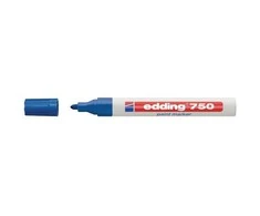 Edding 750 Dažų žymeklis mėlynas 2-4 mm (10 vnt. dėžutėje)