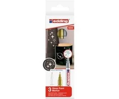 Edding -751 Gloss Paint Marker Metallic Set - 3 pcs (702061)