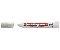 Edding 950, balta, apvalus antgalis, balta, plastikas, 1 cm, CE