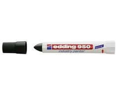 ()Žymeklis atsparus temperatūrai Edding 950, 10 mm, apvali galvutė, juodas 1217-105