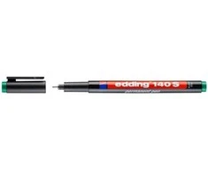 Permanentinis žymeklis-rašiklis Edding 140S OHP, apvaliu galiuku, 0.3mm, žalios spalvos