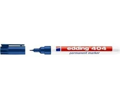 Permanentinis žymeklis Edding 404, 0.75mm, mėlynos spalvos