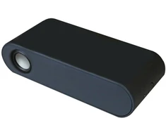 Ednet 33007, 2.0 channels, 1-way, 4 W, Wireless, Stereo Nešiojama kolonėlė, Juodas