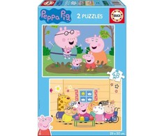 Dėlionė Educa - 2 x 48 vnt., Peppa Pig (80-20327)