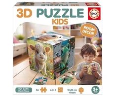 Dėlionė Educa 3D Puzzle Kids Baby Animals