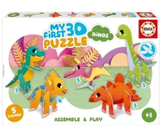 Dėlionė Educa 3D Puzzle Kids Baby Dinos