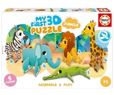 Dėlionė Educa 3D Puzzle Kids Baby Jungle