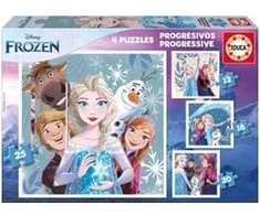Dėlionė Frozen Laipsniškas sunkumo didinimas