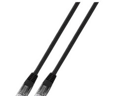 EFB EFB Elektronik 10m Cat6 Patch kabelis sieciowy Juodas U/UTP (UTP)