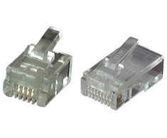 EFB Elektronik 37512.1-100 - RJ-10 - Transparent - U/UTP (UTP) - 100 pc(s)
