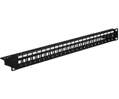 EFB Elektronik Verteilerfeld 19" 1HE 24-Port juodas RAL9005