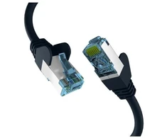Efb Elektronik EFB EFB Netzwerkkabel CAT6a S/FTP PIMF mit CAT7 Rohkabel 10 Gigabit Ethernet Kupfer 10m juodas
