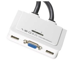 Efb Elektronik EFB duomenų komutatorius KVM su 2 prievadais VGA, USB, garsas – EB977