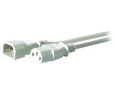 Efb Elektronik Maitinimo kabelis EFB EFB Kaltgeräteverl. C14 180°–C13 180°, grau, 1,8 m, 3x0,75 mm