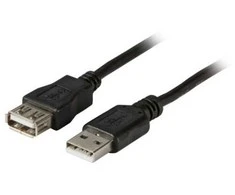 EFB Elektronik K5248.1,8V2, 1,8 m, USB A, USB A, USB 2.0, 0,48 Gbit/s, Pilka