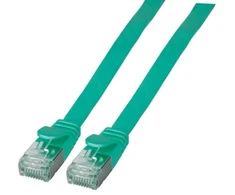 Efb Elektronik EFB RJ45 Płaski patchkabel U/FTP, Cat.6A, PVC, 1m, žalia (K5545GN.1)