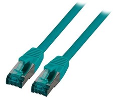 EFB kabelis RJ45 S/FTP, Cat.6A, LSZH, 15m, žalia